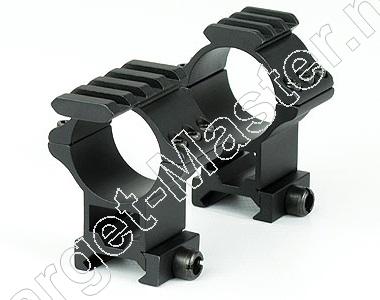 Hawke TACTICAL MATCH MOUNT Weaver Montage voor 30mm Richtkijker HIGH 2 delig